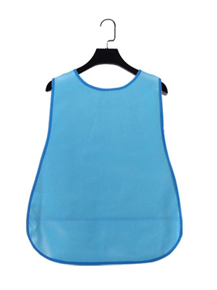 1Pcs Silicone Adult Bib With Crumb Pocket Bib Adult Edible Waterproof Washable Anti-oil Adult Mealtime Silicone Bib Clothes