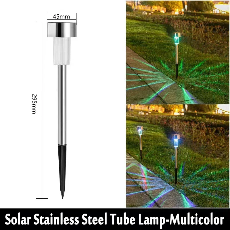 1-20PCS Solar Light Tuindecoratie Gereedschap Outdoor Zonne-energie Lamp Waterdichte Landschapsverlichting voor Pathway Patio Yard Gazon: changeable / 0-5W