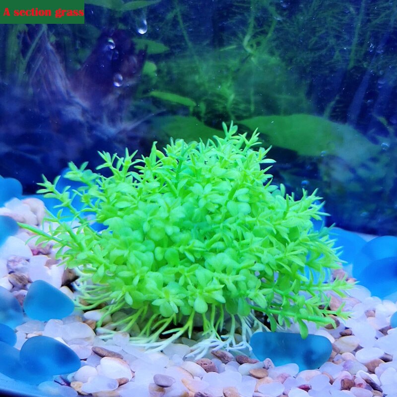Plante aquatique sous-marine violette et verte, décor d&#39;aquarium pour la maison, Simulation d&#39;aménagement paysager, accessoires pour animaux de compagnie: 1