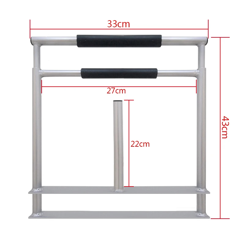 48 x 48 cm robust metal hand grip machine, adjustable finger clamp grip expander, home gym wrist and forearm strength trainer: Beige