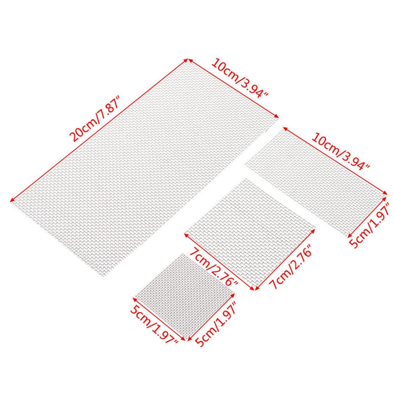 Aquarium Stainless Steel Wire Mesh Pad Aquatic Moss Plants Water Grass Mesh Fish Tank Decoration