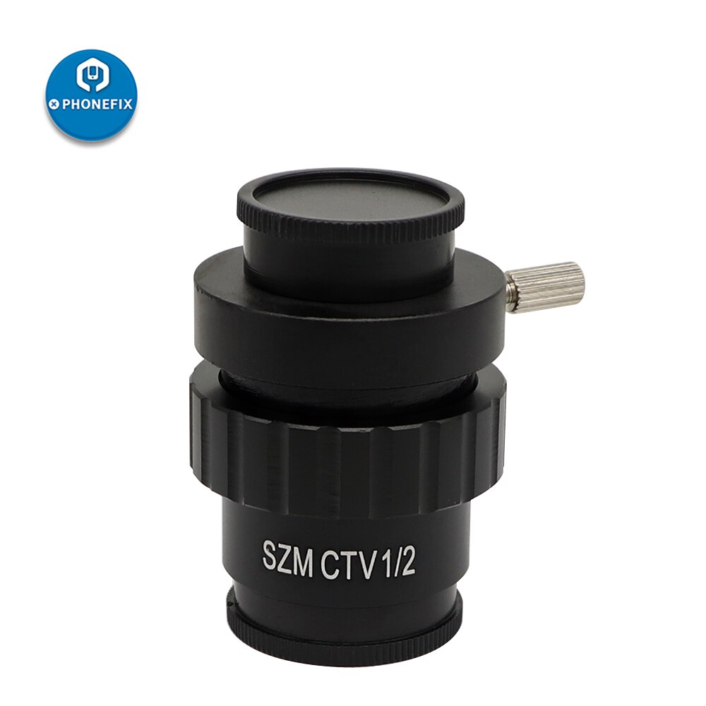 0.3X 0.5X C mount Lens Adapter SZMCTV 1/2 1/3 1X Adapter For Simul Focal Trinocular Stereo Microscope HDMI VGA USB Video Camera: SZM CTV 1-2