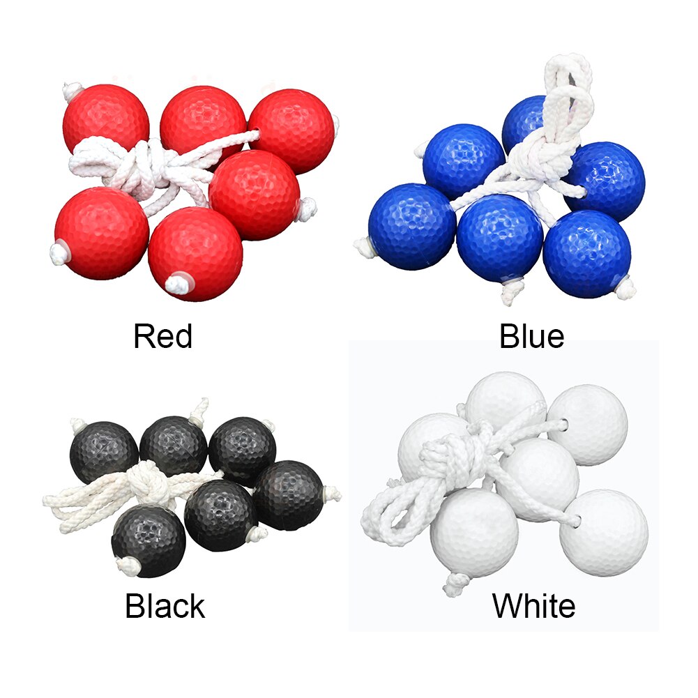 3 paar ladderbal synthetisch rubber indoor outdoor vervangende snarengat sport solide lichtgewicht kinderen golfaccessoires