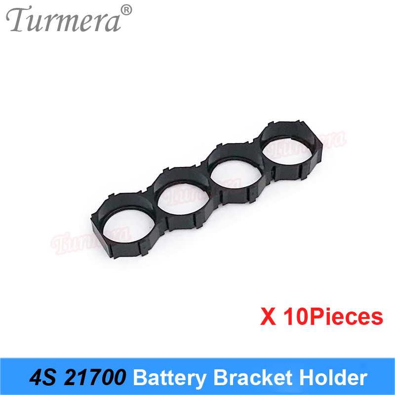 Turmera 10 Stück 21700 Lithium-Batterie-Halterung, 21700 Abstandshalter, 3S, 4S, 5S, 6S, 10S, 13S, Montage für 36 V, 48 V Elektrofahrrad-Batterie: Schwarz