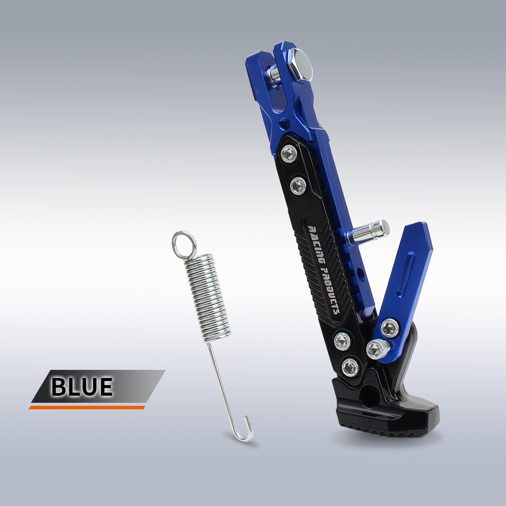 Podpórka motocyklowa parking kopnięcie podstawka Wspornik Stopka Boczna Podpórka Uchwyt na kulę brud rower Motocykl Uniwersalny statyw ze stopu: Szampan