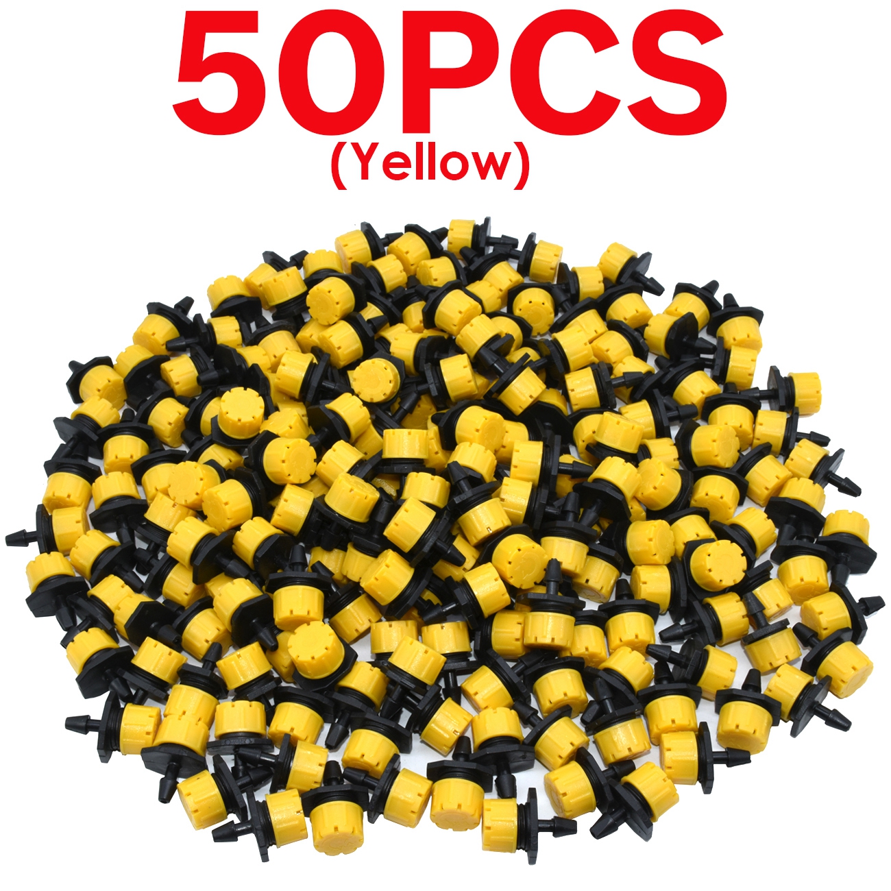 Greenhouse 30-800PCS 4-Type Garden 1/4'' Adjustable Micro Nozzle Drip Irrigation System 4/7MM Watering Sprinkler Emitter Dripper: plum