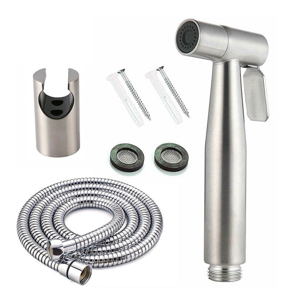 Ttlife Wc Bidet Douche Spray Moslim Shattaf Spuit Set Chroom Messing Douche Kit Bidets & Bidet Onderdelen Badkamer Armatuur