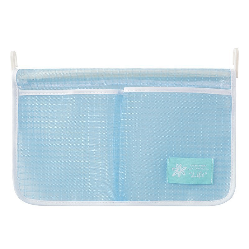 1pc Refrigerator Door Organizer, Fridge Hanging Mesh Bag For Kitchen Storage Bag: 20*60cm / SKY BLUE