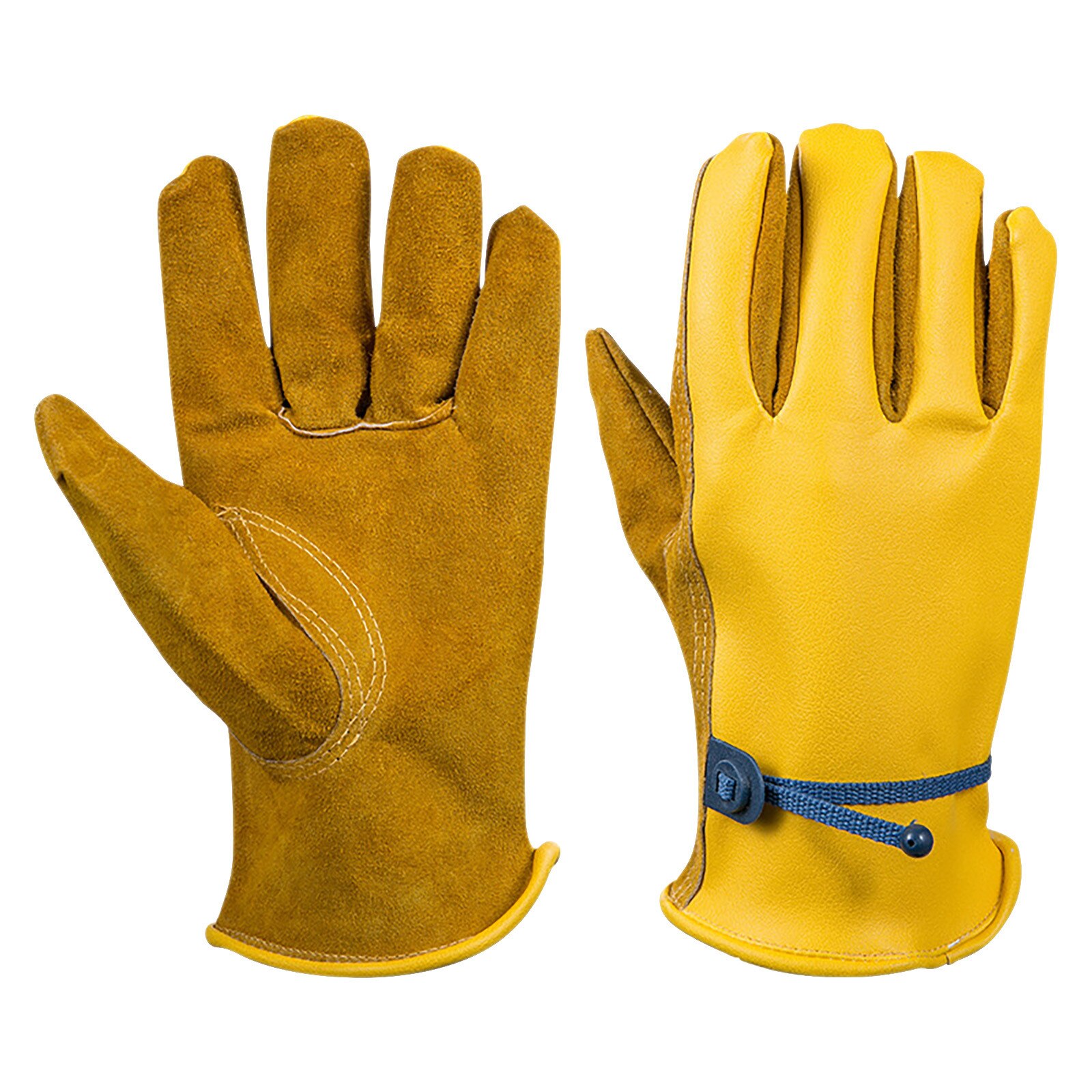 Safety Work Gloves Heavy Duty Hand Protection Mechanic Protective Safety Gardening Builders Cut Wear-resisting Gloves 40#: XL