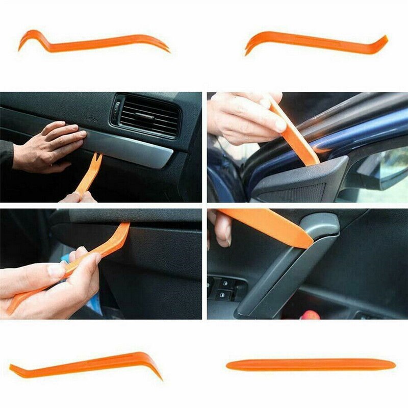 555x Remaches Plástico Surtidas Grapas para Vehículo Toyota Ford Honda 4mm 5mm 6mm 7mm 8mm Extractor de Grapa Clip de Cierre Guardabarros Grapa de Retención Tapicería Interior Panel de Puerta Coche