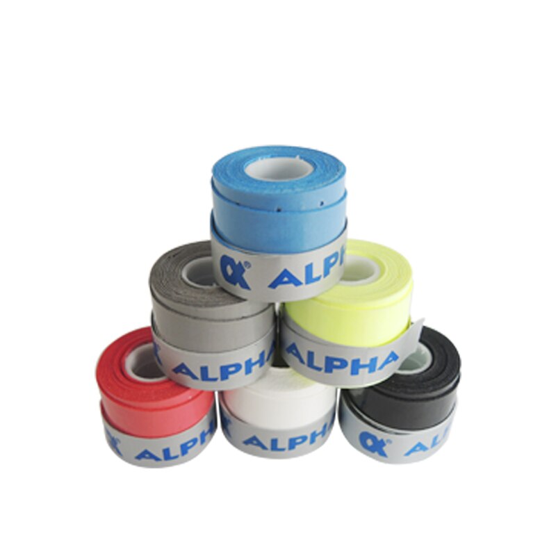 Alpha 60pcs/lot 0.5mm Tennis Overgrip Sweatband Sweat Tacky Badminton Grip Basic Grip Thin Stick TG-100