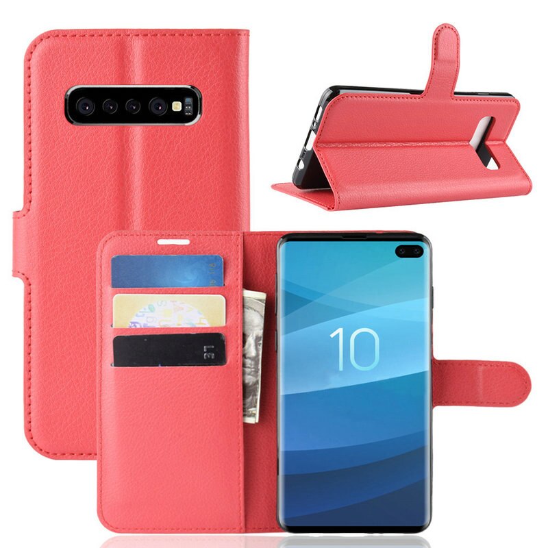 Brieftasche Telefon fallen für Samsung Galaxis S10 5G SM-G977N G977U G977F für Samsung Galaxis S10 Plus kippen Leder Abdeckung fallen Capa etui