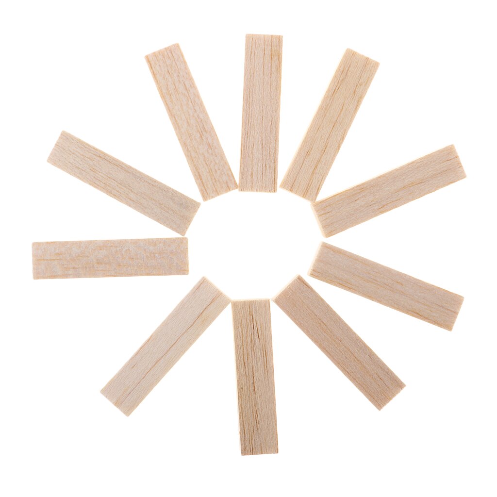 10 Pieces Of Balsa Wood Wooden Blocks Wood Cubes Natural Wood Wooden Sticks Square Balsa Wood Stick Block Woodcraft Dowel Rod