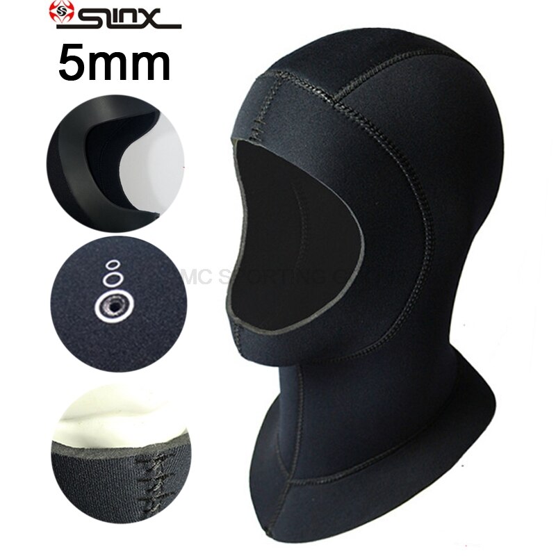 1pc SLINX 5mm neopren tauch haube kappe für Tauchen tauchen kaltem wasser Tauchen tauchen Sport Kappe Wasserdichte halten erwärmung neue