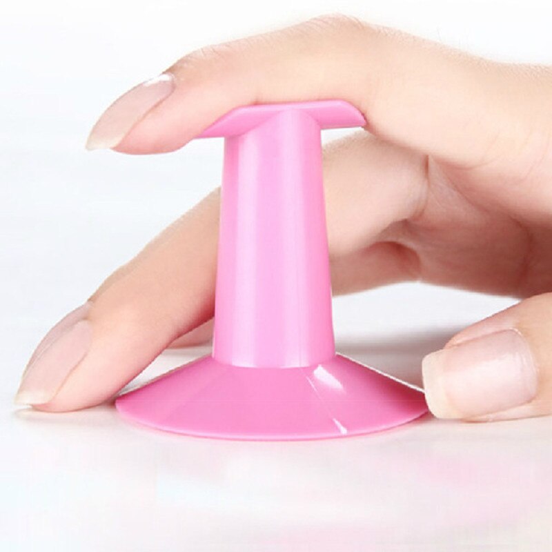 1Pc Professionele Manicure Kussen Finger Stand Rest Houders Nail Art Schilderen Hard Plastic Ondersteuning Tool Willekeurige Kleur