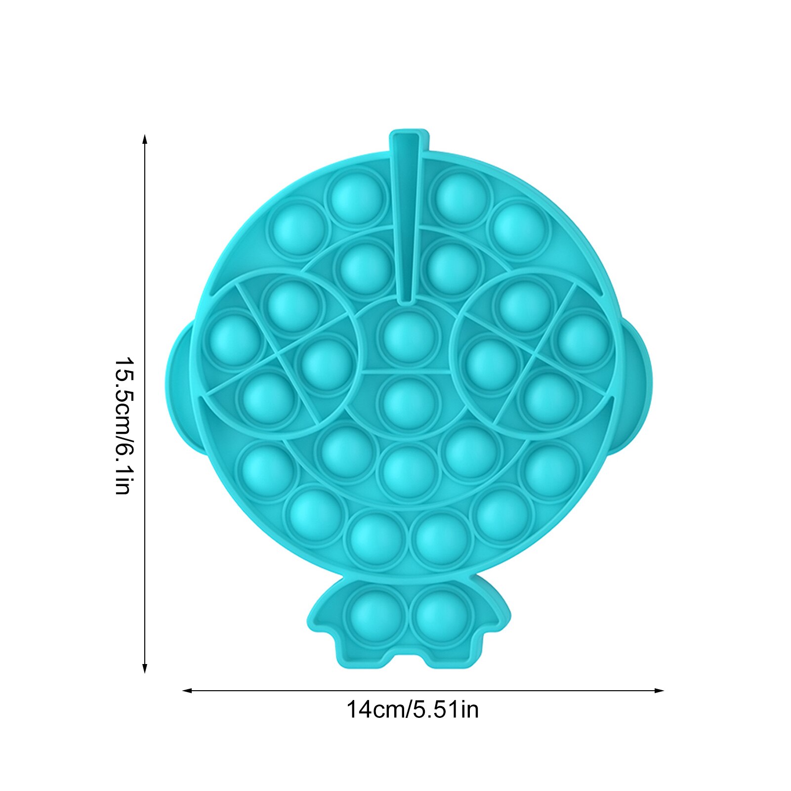 Giocattolo sensoriale a bolle giocattolo antistress in Silicone sicuro giocattolo Puzzle confortevole antistress bolle giocattolo sensoriale a bolle
