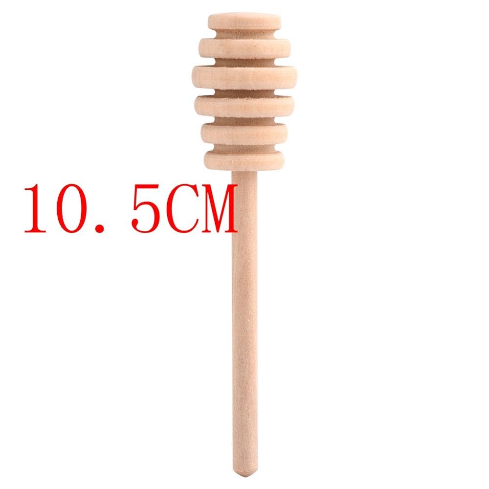 50 stks Houten Honingsstok Honing Dipper Party Supply Houten Lepel Honing Stick Voor Honey Pot Lange Steel Mixing Stick cuchara Miel: 3