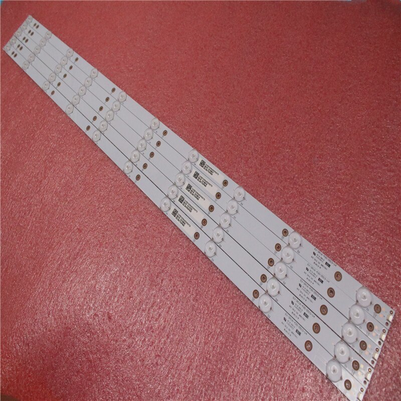 5 Stks/set 10LED 842.5Mm Led Backlight Strip Voor 43PFT4131/05 43PFS5301/12 GJ-2K15-430-D510 GJ-2K16-430-D510-V4 01Q58-A