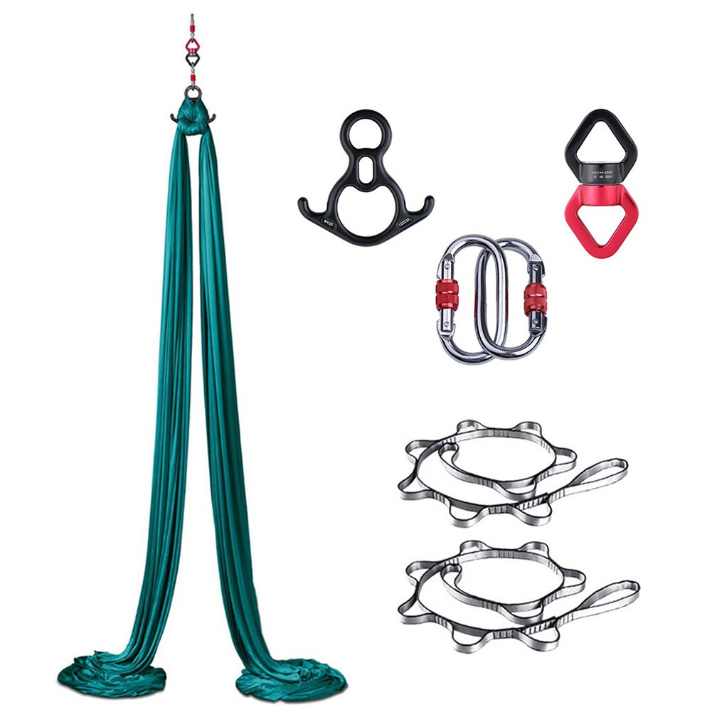 8M Antenne Yoga Hangmat Set Acrobatische Dans Yoga Hangmat Antenne Zijde Yoga Swing Yoga Riem: Default Title