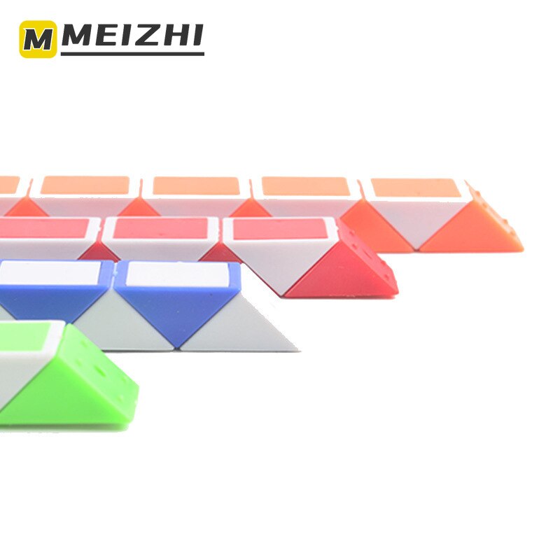 MEIZHI Childrens Puzzle Variety Magic Ruler 24 Segments Small Ruler Intelligence Magic Cube