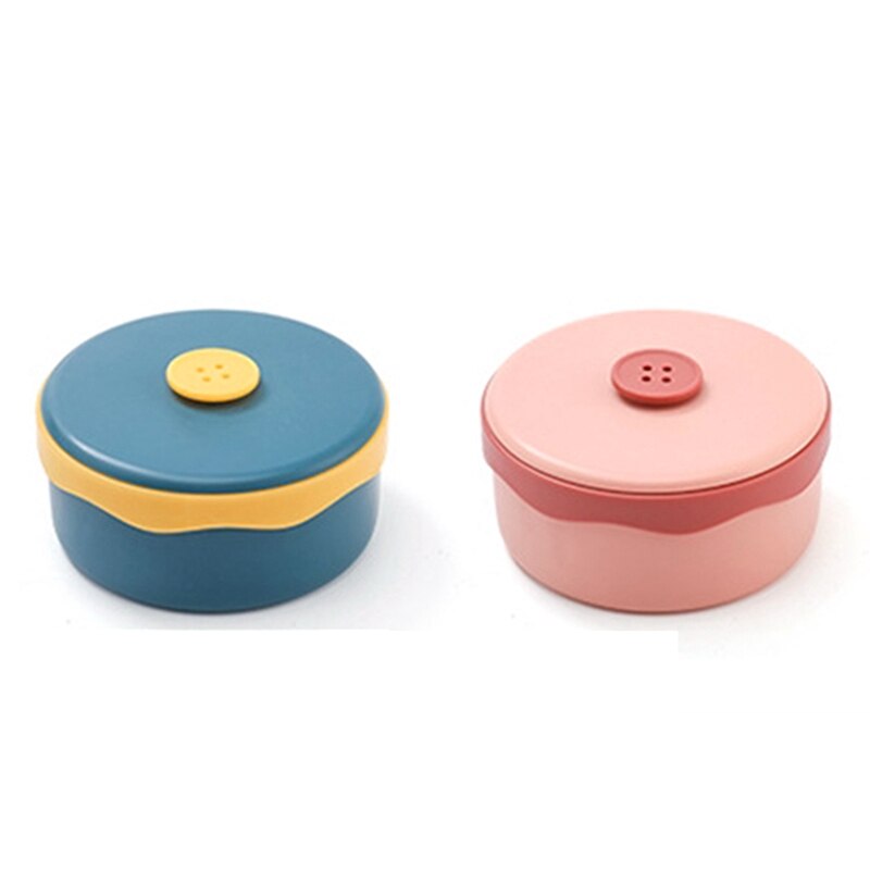 Portable Sewing Box Set Household Multifunctional Sewing Bag Household Round Sewing Needle Button Storage Box: Default Title