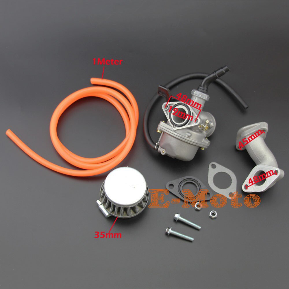 19Mm Carburateur PZ19 Carb Voor Chinese 50cc 70cc 90cc 110cc 125 Cc Atv Quad Pit Dirt Bike Coolsster
