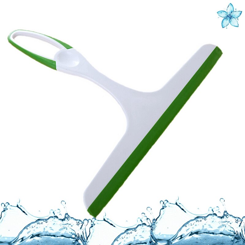 Glass Window Wiper Soap Cleaner Squeegee Shower Bathroom Mirror Cleaning Brush