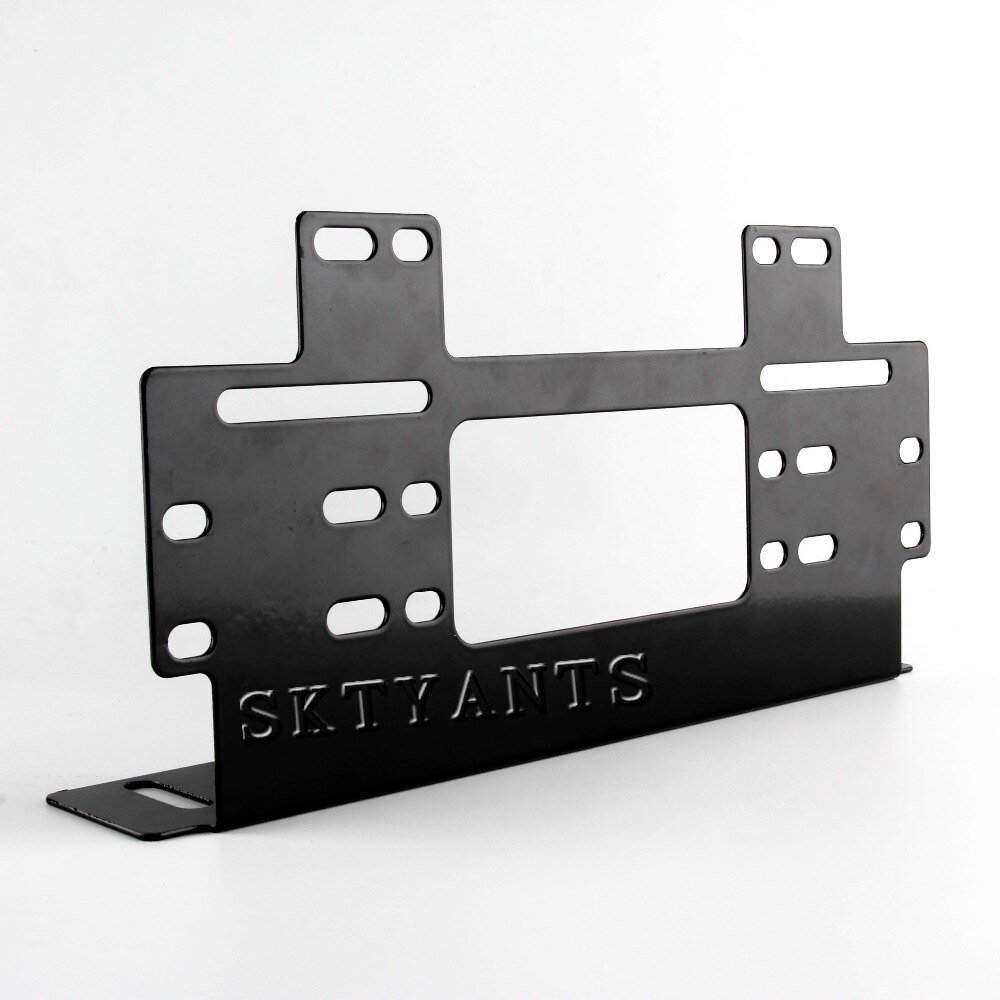 Universele Front Bull Bar Nummerplaat Beugels Auto Bull Bar Bumper Mount Houder Beugel Zwart Offroad Werk Licht Led Rijden