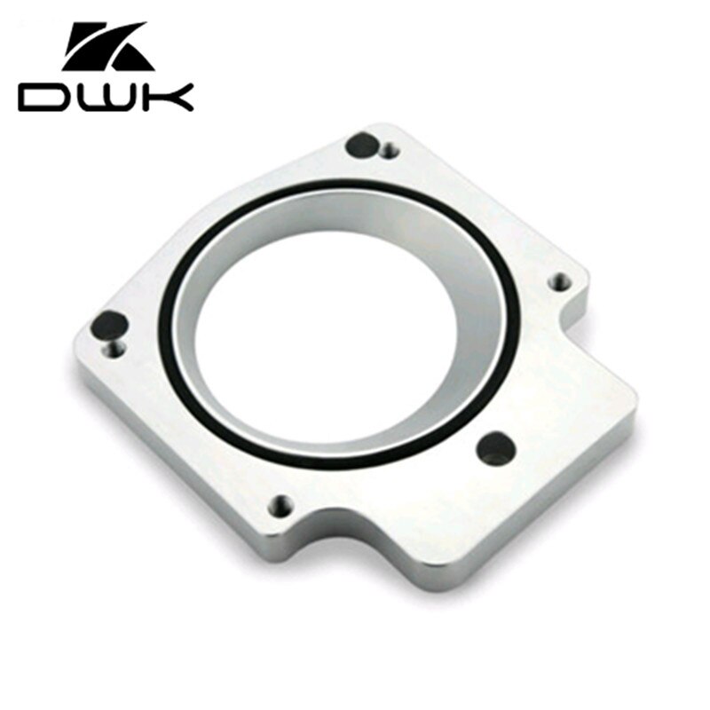 92mm Throttle Body Spacer -4 Bolt to 3 Bolt Adapter For GM LS1 LS2 LS3 LS6 LS7 LSX GM GNE lll: Silver