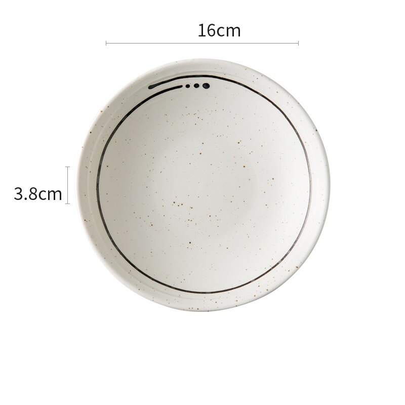 CHANSHOVA ceramiczne 3.25-6.3 cal salaterka deser przekąnarty talerze przyprawy danie osobowości zastawa stołowa chińska porcelana G320: 2