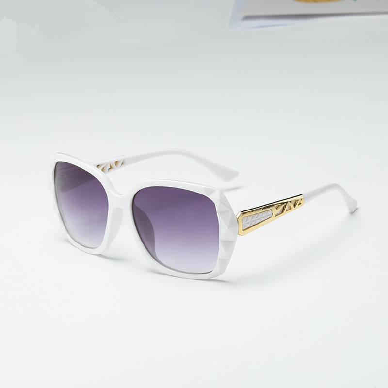 Høj klassisk ovale kvinder solbriller gradient linse briller rejse solbriller anti-uv: 02