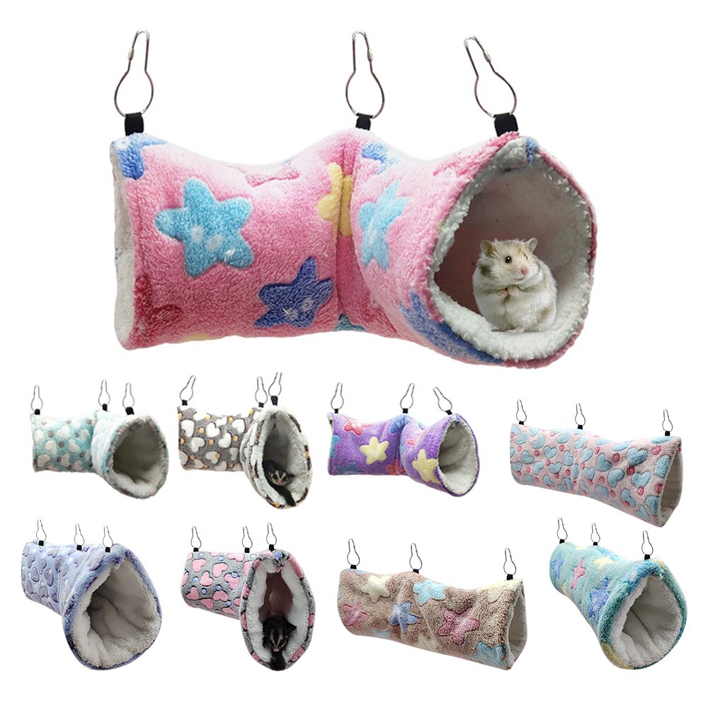 Hamster Opknoping Tunnel Speelgoed Huisdier Hamster Opknoping Hangmat Huisdieren Bedden Kooi Klein Dier Speelgoed Kleine Huisdier Warm Hangmat