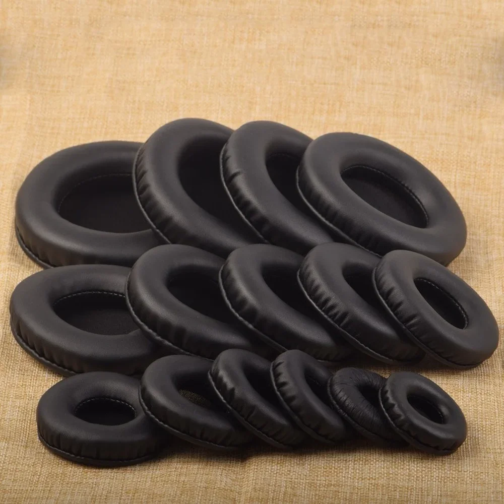 2 uds 45/50/55/60/65/70/75/80/85/90/95/100/105/110MM almohadilla para auriculares almohadilla para oreja esponja cubierta para auriculares accesorios para auriculares