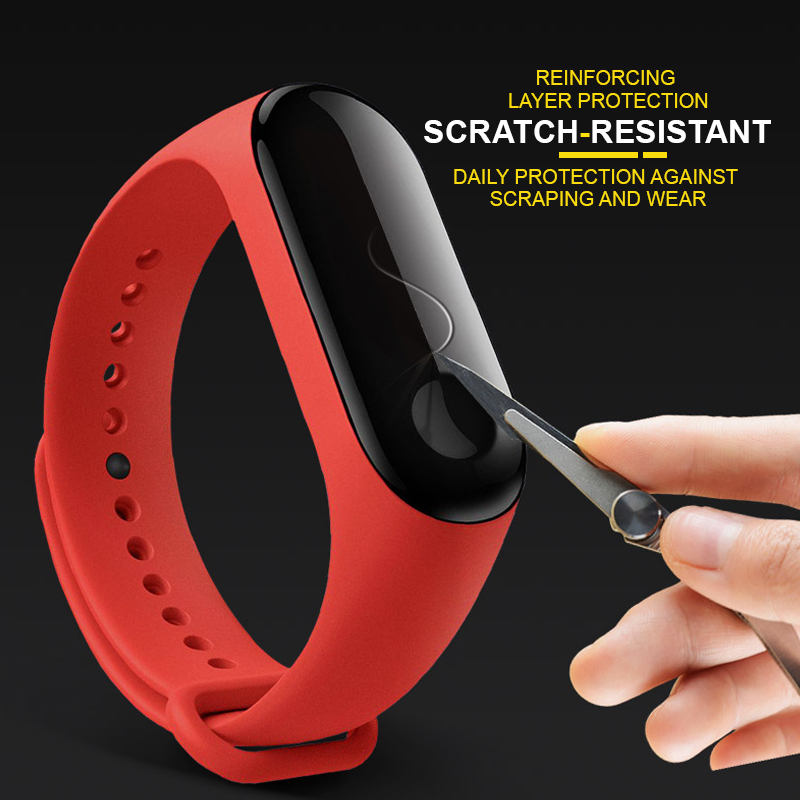 BAPICK 4D Schutz Glas Für Xiao mi mi Band 4 Glas Film Kratzer-Beständig Schutz mi Band 4 Bildschirm Schutz mi Band 4