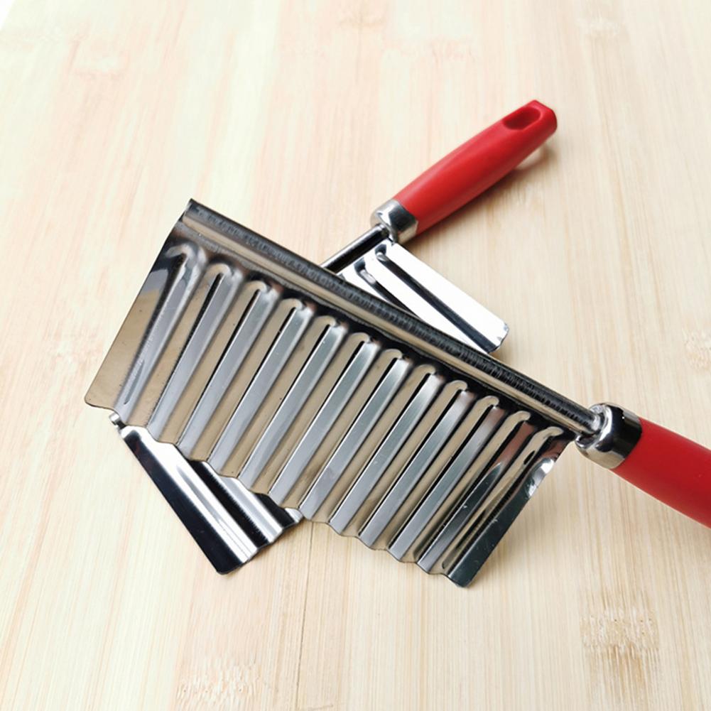 Zig Zag trancheur de frites, coupe-légumes pratique, couteau ondulé pratique, pour Restaurant