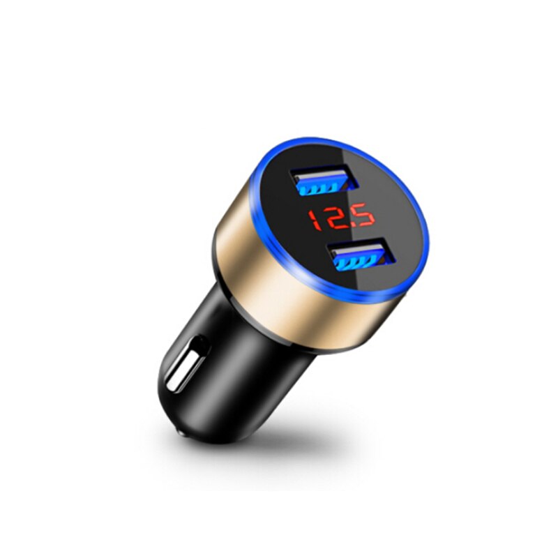Usb bil led telefonlader biltilbehør til mazda 2 3 5 6 cx-3 cx-4 cx-5 cx5 cx-7 cx-9 atenza axela: Gull
