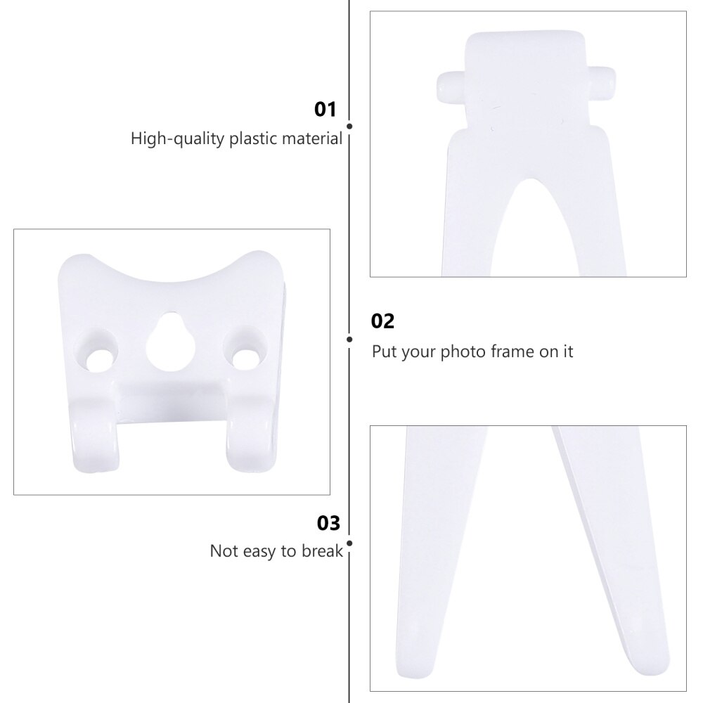 50pcs Photo Frame Dovetail Brackets Photo Frame Holders Photo Frame Supports