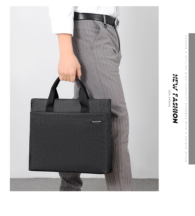 Men&#39;s Oxford Cloth Casual Briefcase Man Business Bag Men Laptop Handbag Male Crossbody Bags New Folder for A4 Documents Work Bag