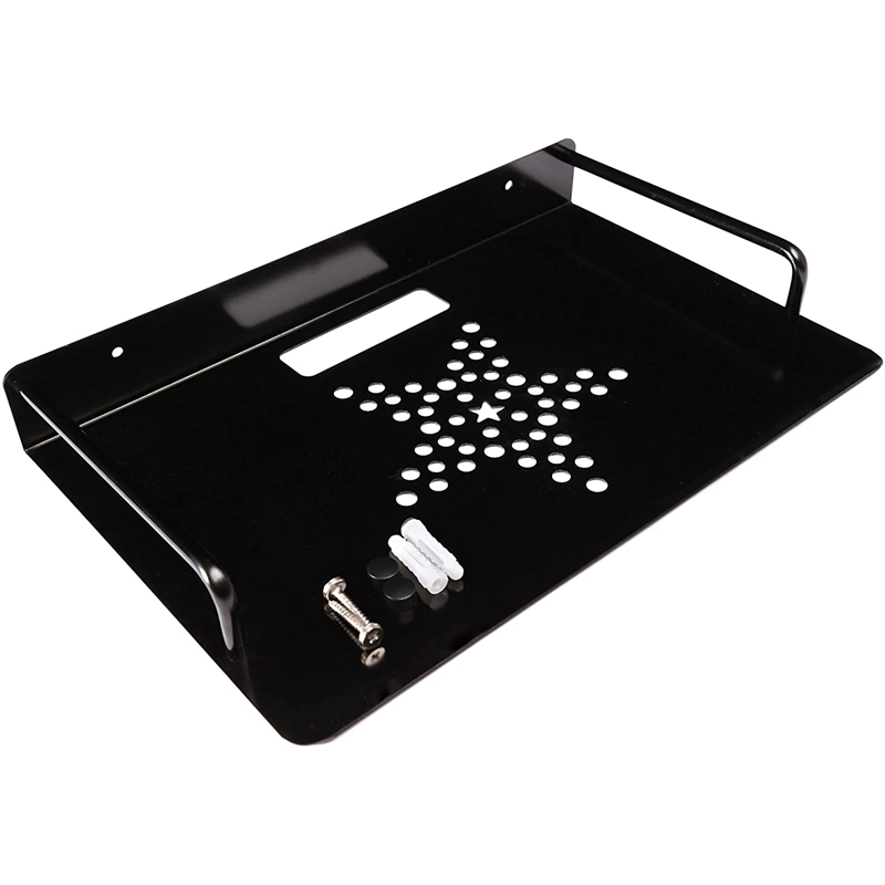 Soporte de estante de montaje en pared para DVD, estante de aluminio para TV, enrutador, Mini PC, accesorios de TV