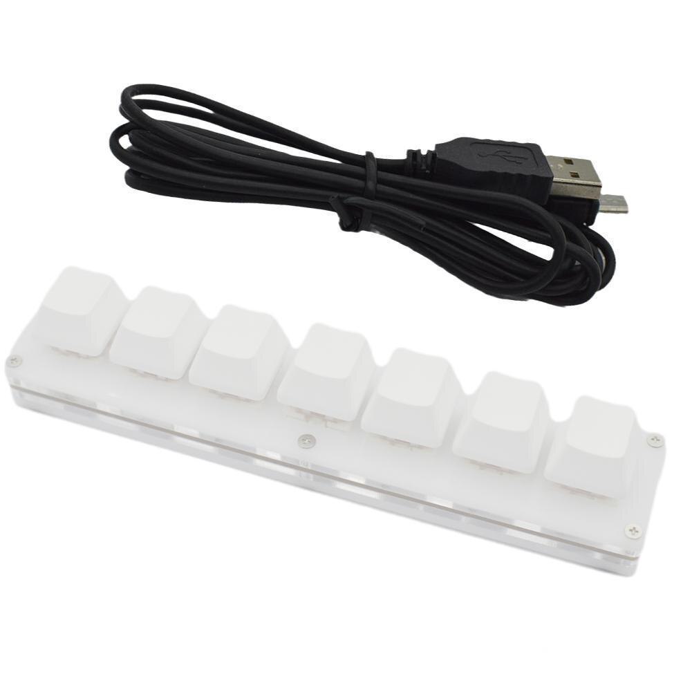 Programmable Mechanical Keyboard 7 Keys Macro Keyboard Custom Shortcut Keys USB Macro Programming Macropad Keypad