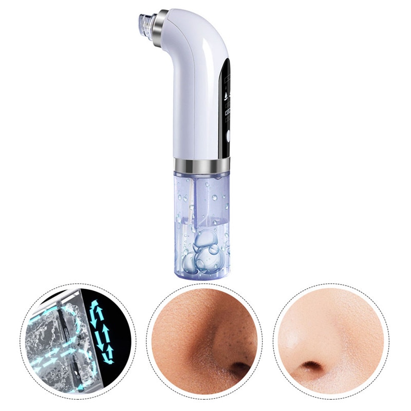 Small Bubble Blackhead Remover Pore Cleaner Nose Acne Pimple Removal Water Cycle Oxygen Injection Facial Cleaning Skin Care Tool