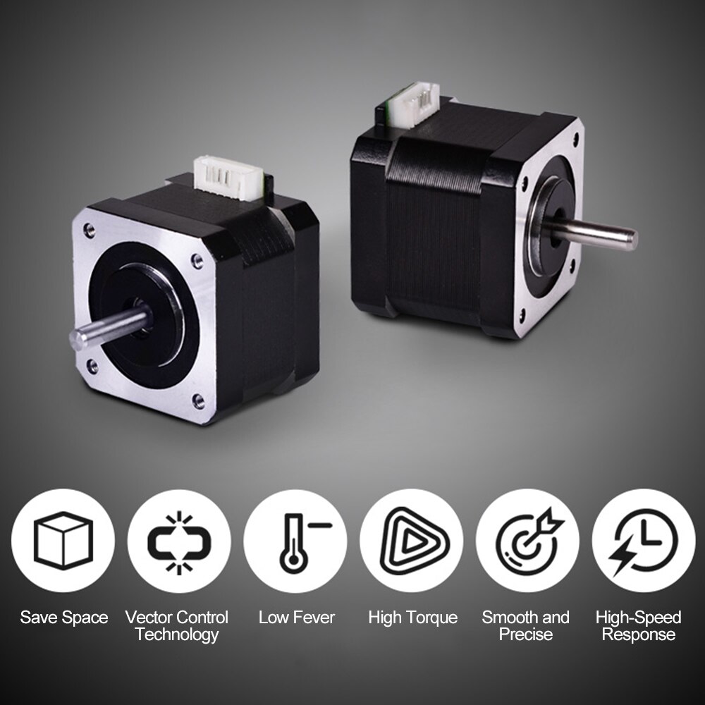 3D Printer 42 Stap Motor 1.7A Fijne Stabiele Praktische 4-lijn Stappenmotor voor DIY CNC 3D Printer