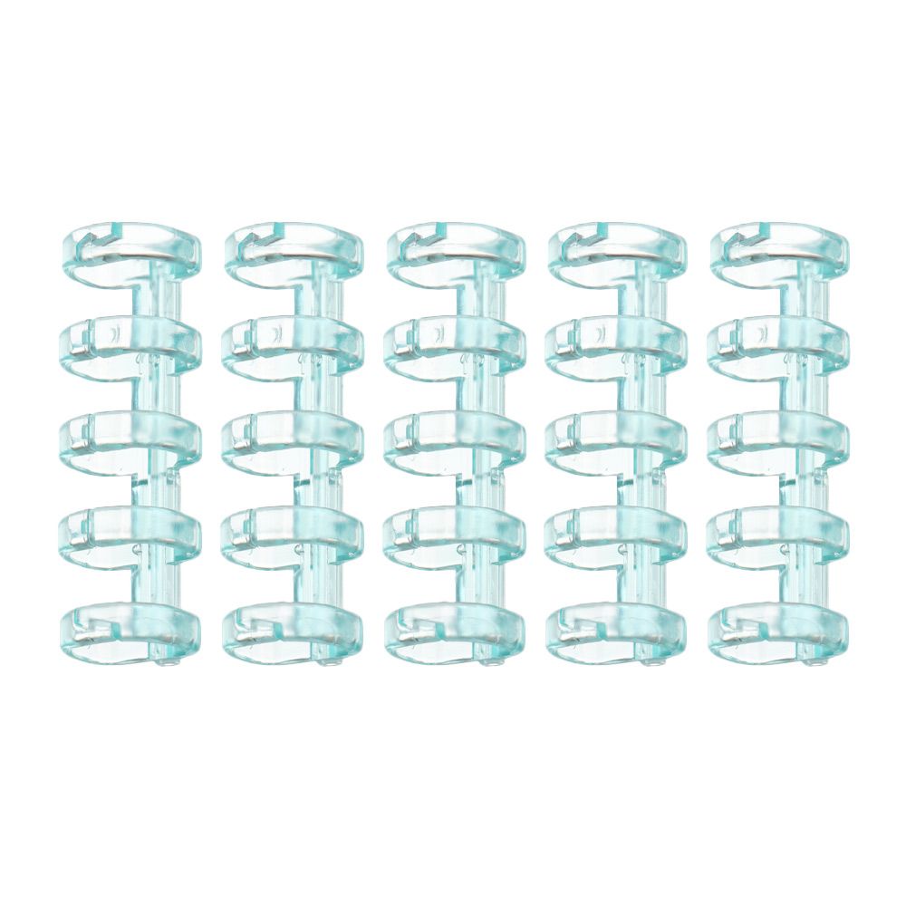 Ensemble de 5 Clips créatifs pour classeur à 5 trous, anneaux en spirale à 5 trous, reliure de livres à feuilles mobiles, bobine de scrapbooking, pour Album de bricolage: blue