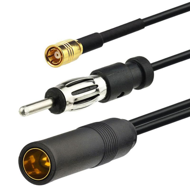 Dab + FM/AM SMB câble antenne DIN séparateur accessoire antenne convertisseur sans fil adaptateur plomb véhicule autoradio prise M2ED