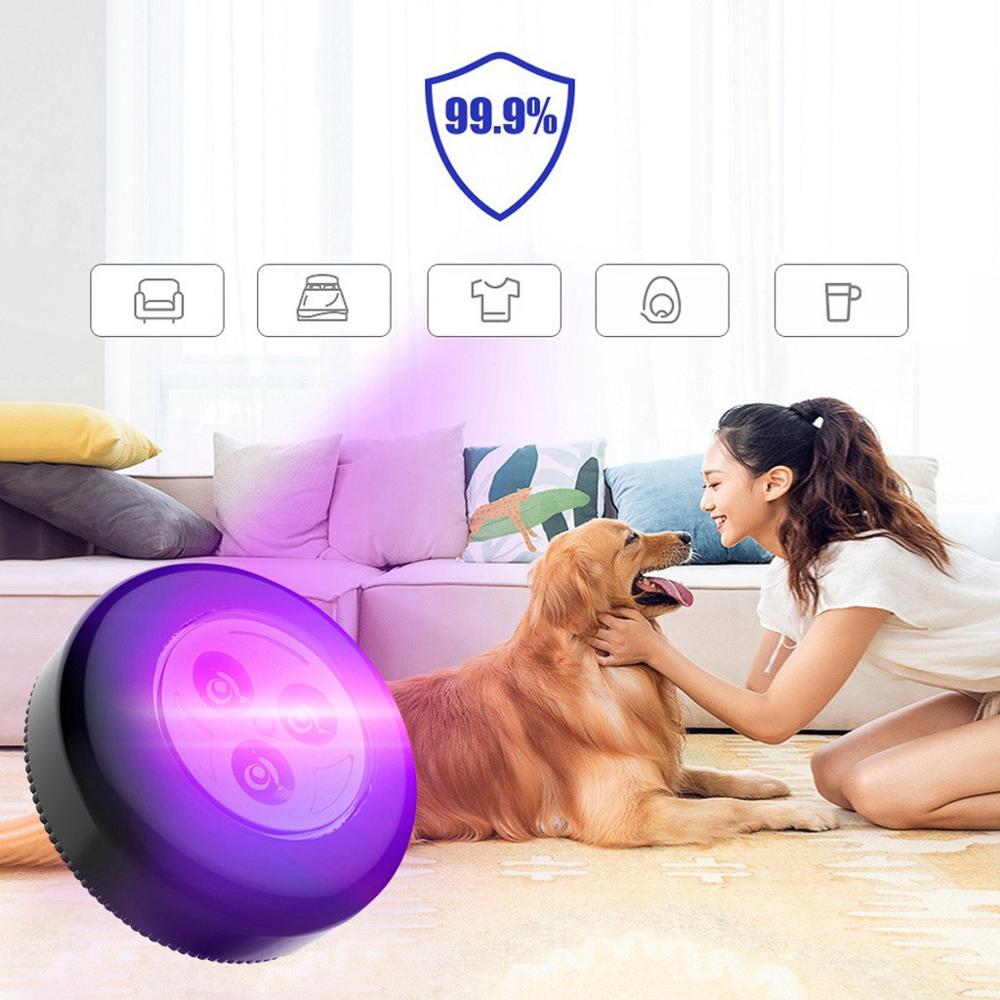 Portable UV Germicidal Lamp Household Disinfection Lamp LED Sterilization Light Ultraviolet Sterilizer Cleaning Light