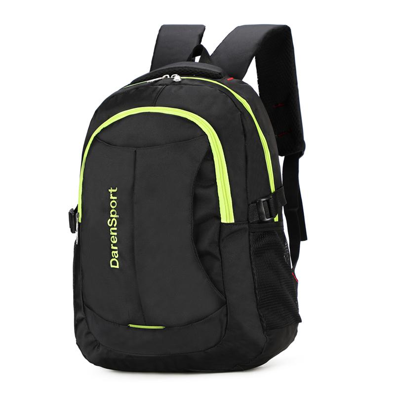 Novo casual mochila moda grande homens mochila de alta qualidade náilon schoolbags para adolescente meninos portátil sacos ombro: Green