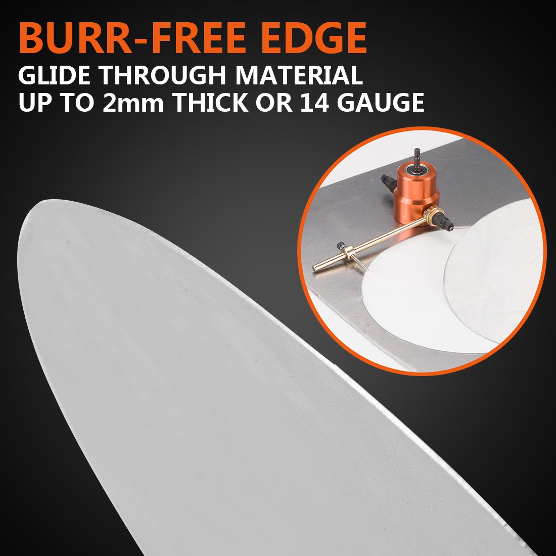 Double Head Sheet Nibble Metal Nibbler Saw 360 Degree Adjustable Drill Attachment Free Cutting Tool Nibbler Sheet Metal Cut Nice