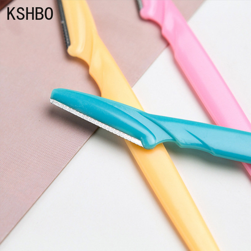 3Pcs / set Eyebrow Trimmer Eyebrow Razor Shaver Blade Eye Brow Shaper Face Razor Facial Hair Remover for Women Makeup Tools