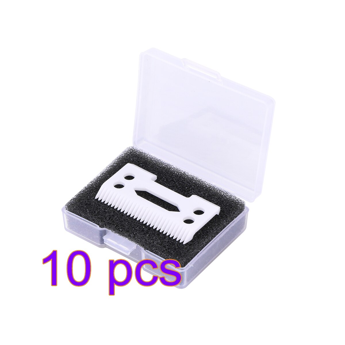 2/6/10Pcs Blades For Magic Clip 2 Holes Hair Clipper Blade Cutter Electric Clipper Blades Ceramic Blades For Wahl Shear Clipper: 10 pcs