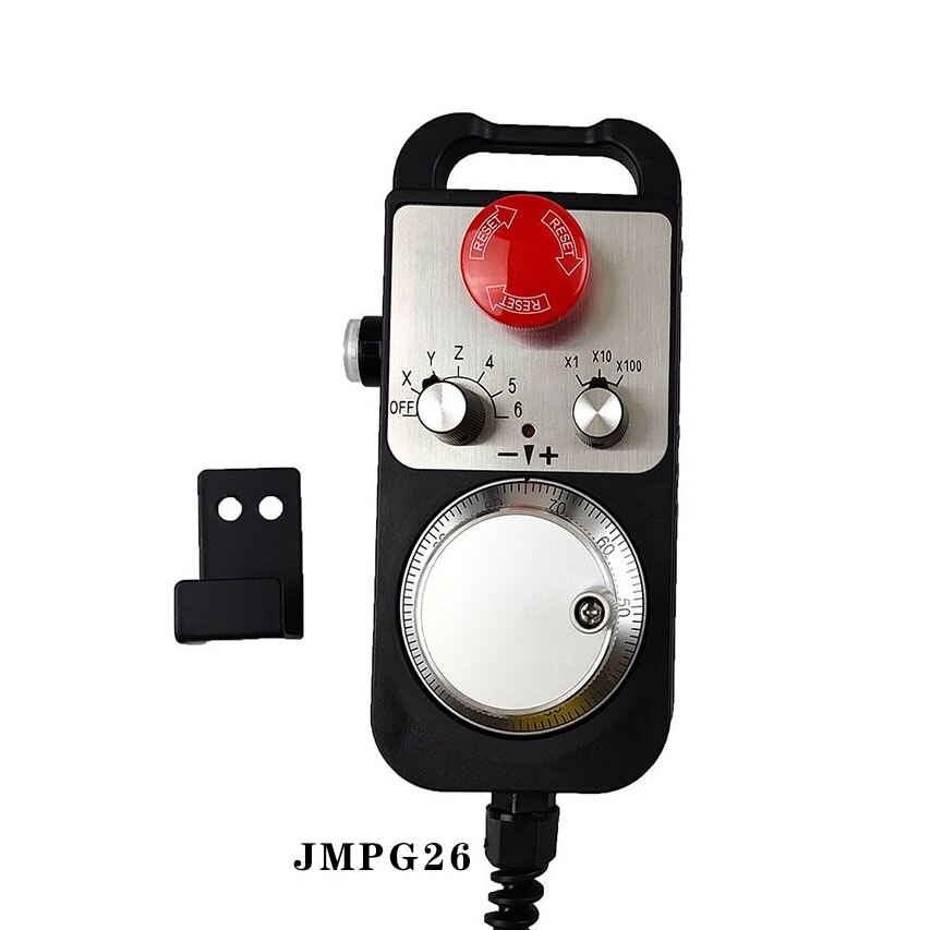 Standard 5v mpg 4-axis 5-axis 6-axis cnc electronic handwheel mach3 motion control system, emergency stop electronic handwheel: JMPG26